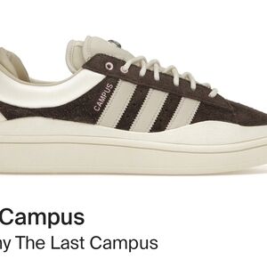 Adidas Campus Brown and White Sneakers